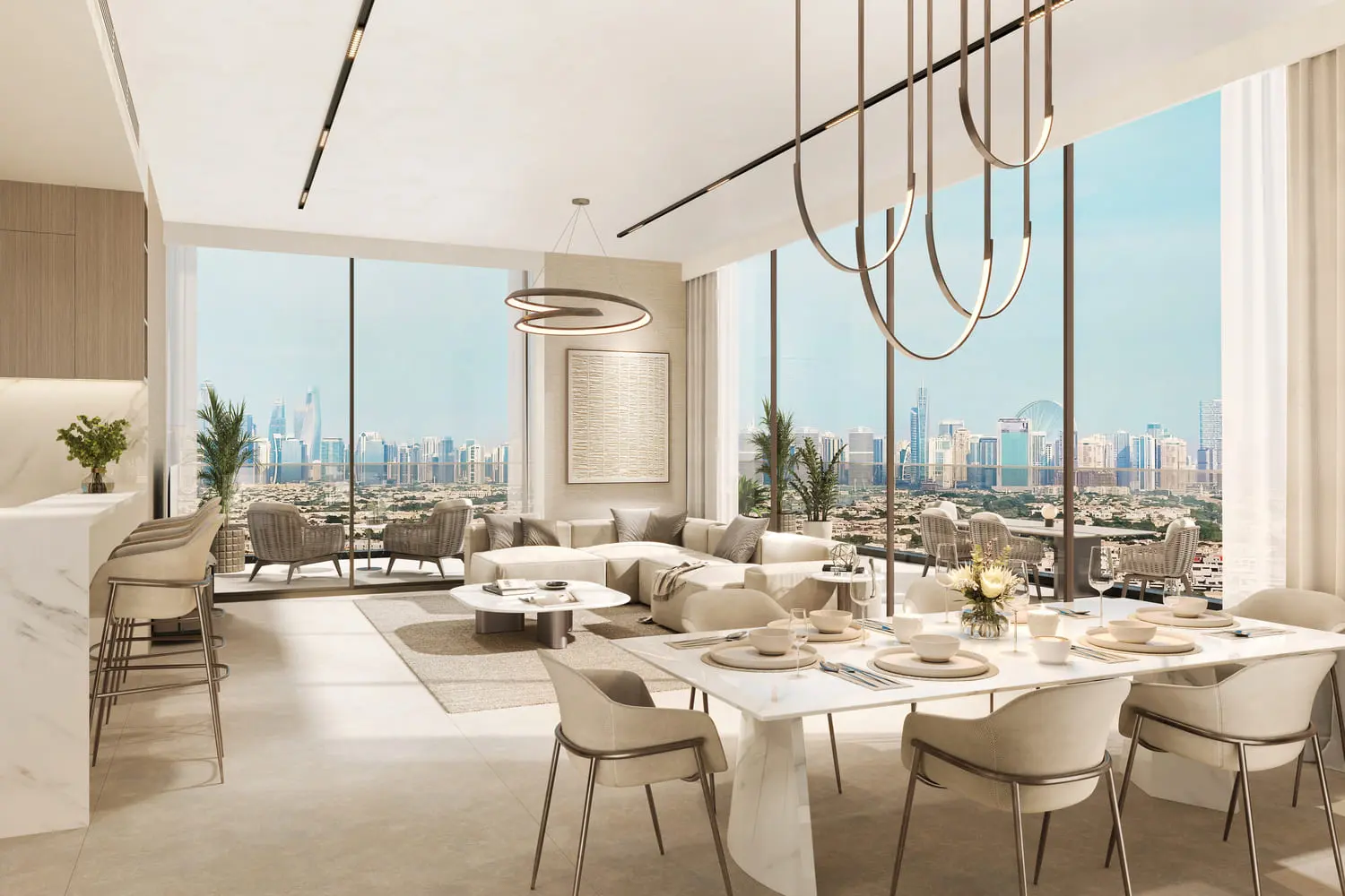 Sol Levante in Jumeirah Village Triangle by SOL Properties - Interior Image 3