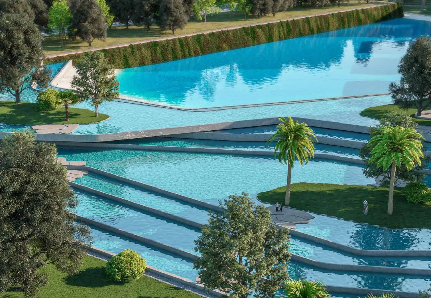 Lunaria Villas community Dubai showcasing family-friendly environment with kids’ play areas and landscaped green surroundings..jpg