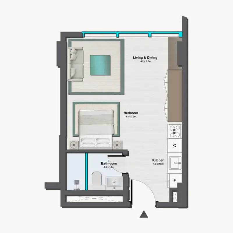 Studio floor plan