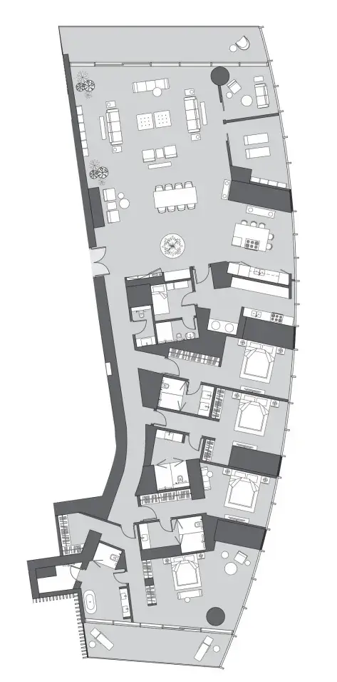 4.5 bedrooms penthouse - Six Senses Residence