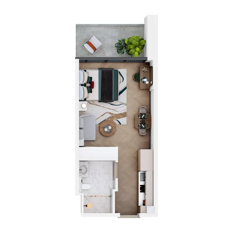 Studio floor plan