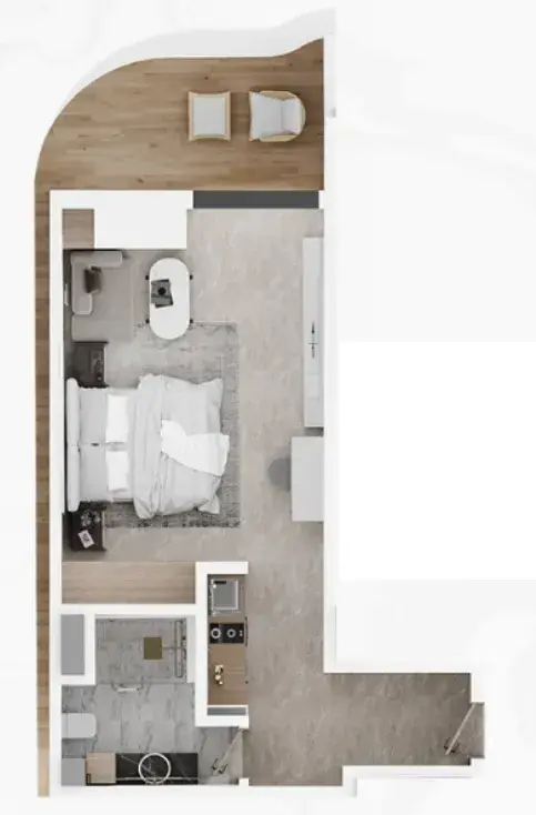 Studio apartments - Electra Acube