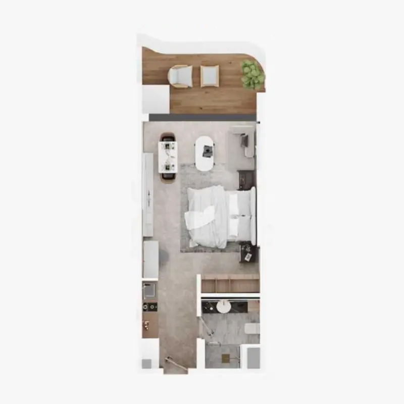 Studio floor plan