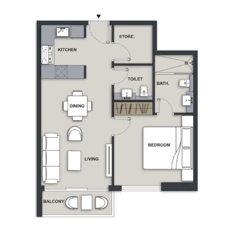 1 bedroom