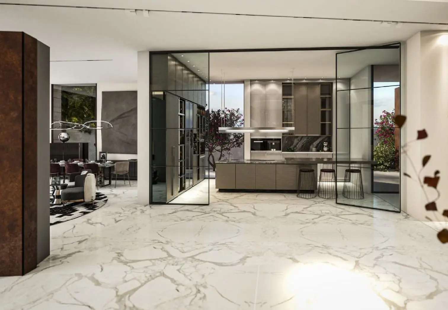 Dubai Lunaria Villas Al Barari spacious open-plan dining area with elegant interiors and high-quality finishe.jpg