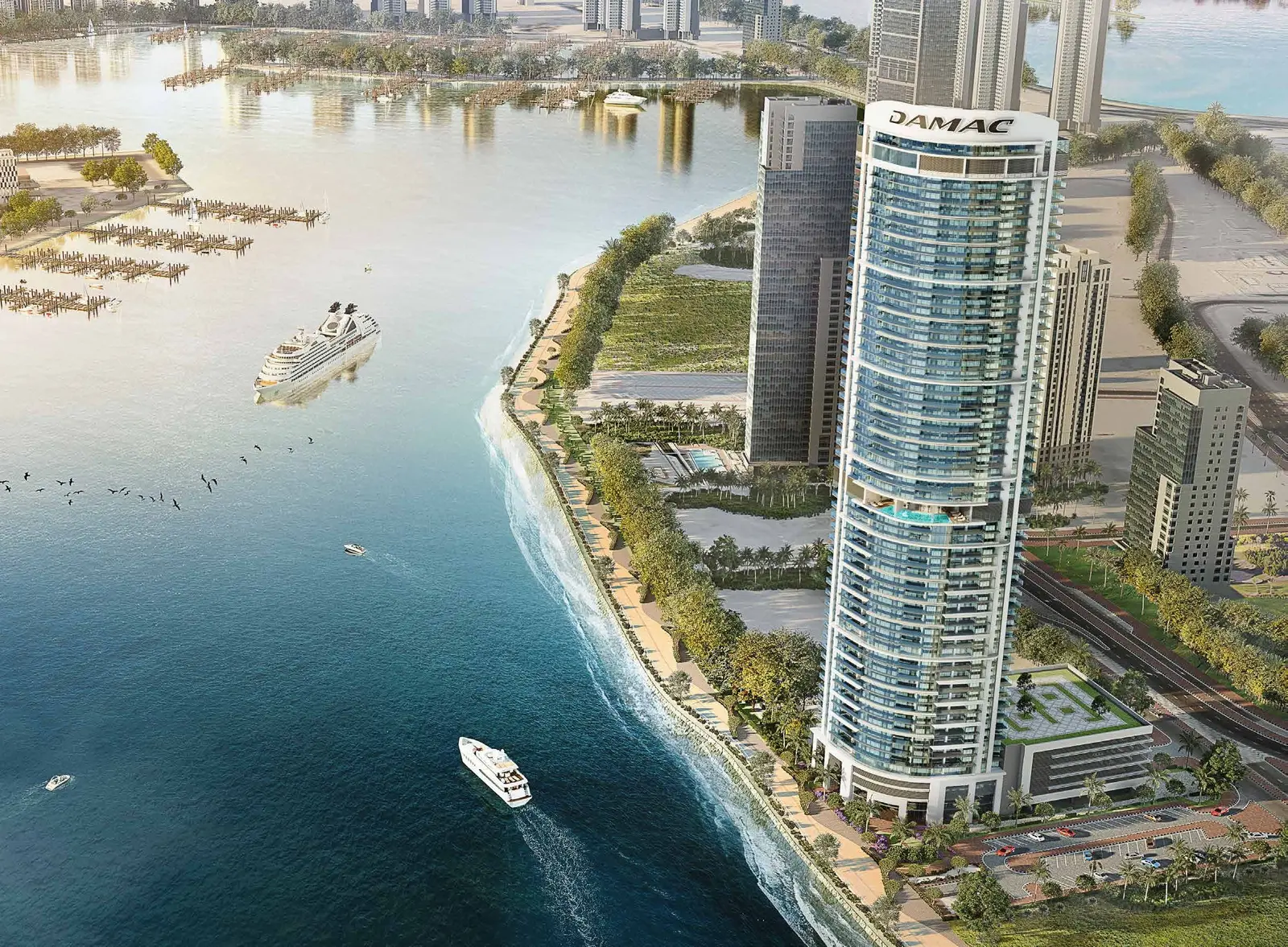 Damac Harbour Lights in Dubai Maritime City by DAMAC - Exterior Image 5