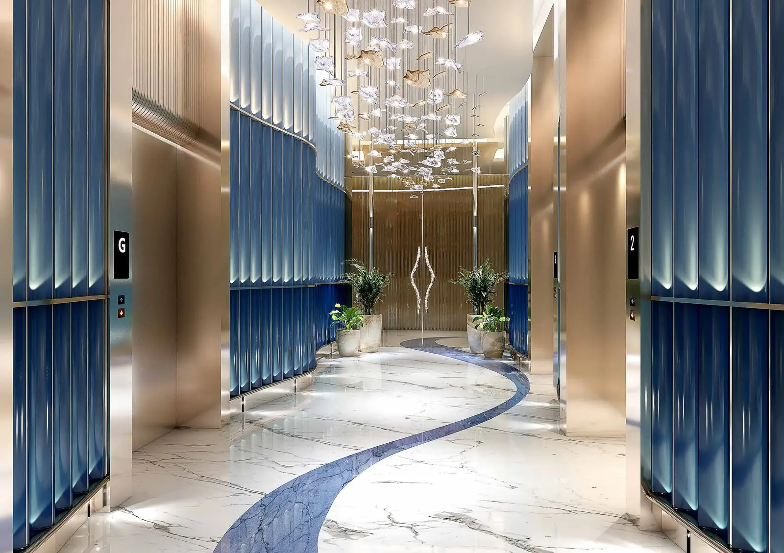 Damac Harbour Lights in Dubai Maritime City by DAMAC - Lobby Image 2