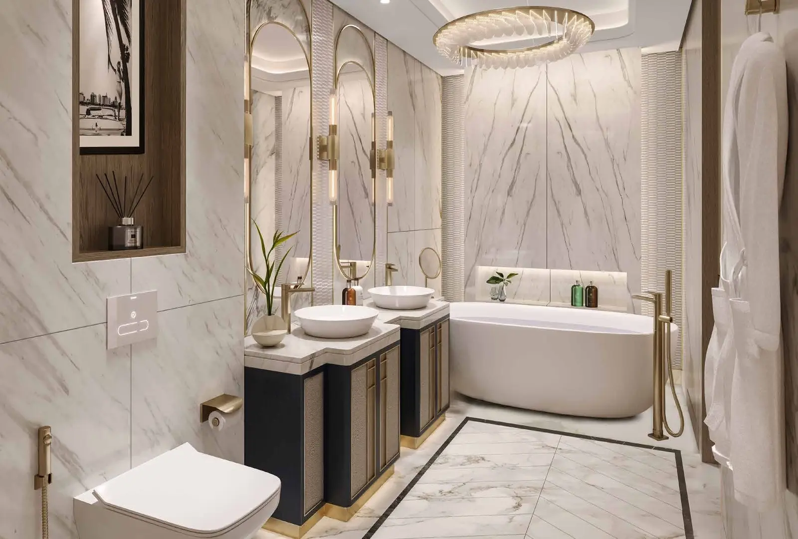 Damac Harbour Lights in Dubai Maritime City by DAMAC - Interior Image 9