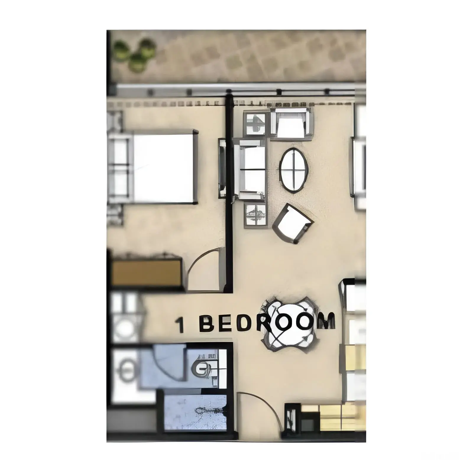 1 bedroom