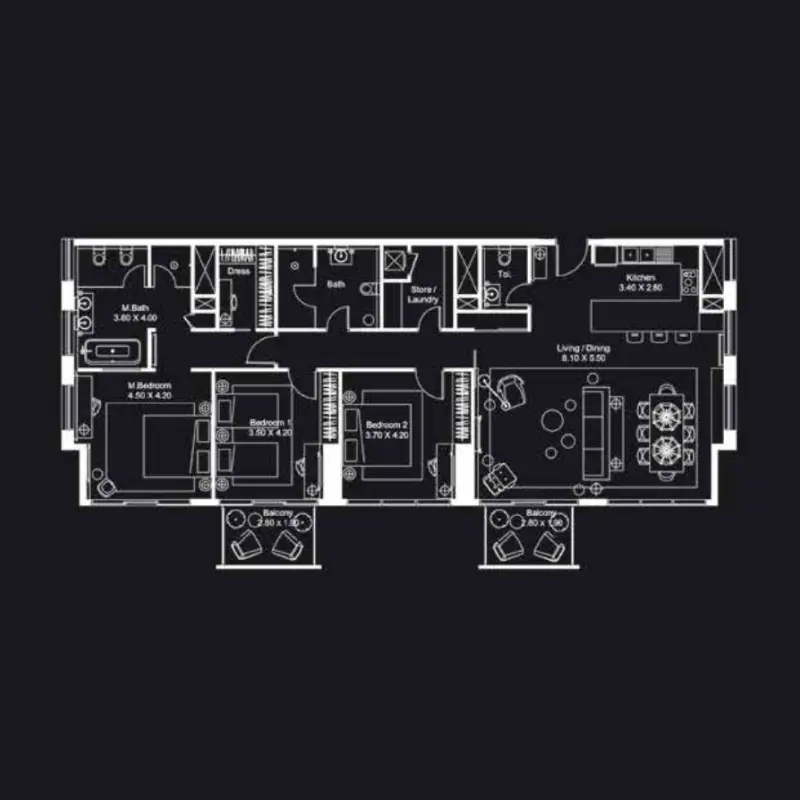 3 bedroom