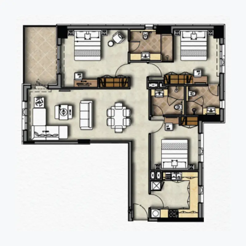 3 bedroom