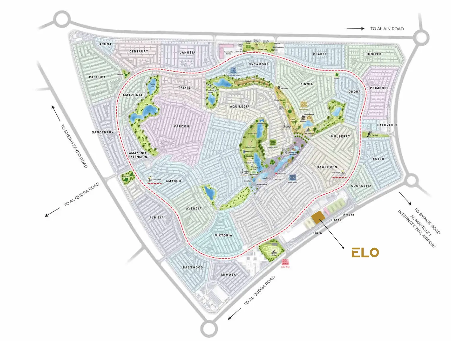Elo Damac Master Plan