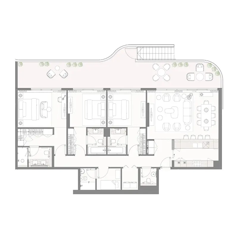 3 bedroom Apartments -  Bay Grove Residences Phase 4