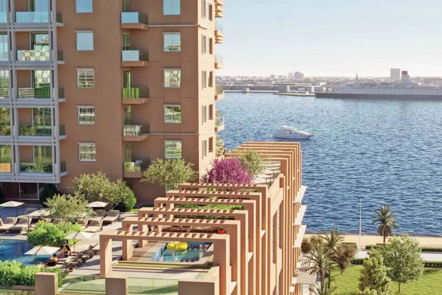 Riva Residence in Dubai Maritime City by Vakson Development - Exterior Image 2
