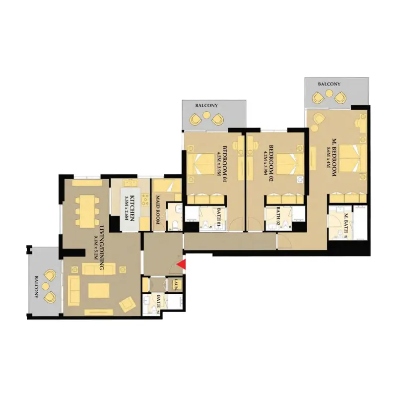 3 bedroom