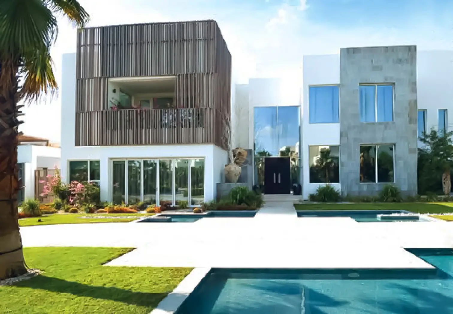 Turnkey villa exterior at The Reserve Al Barari Dubai ready-to-move property with modern luxury architecture..jpg