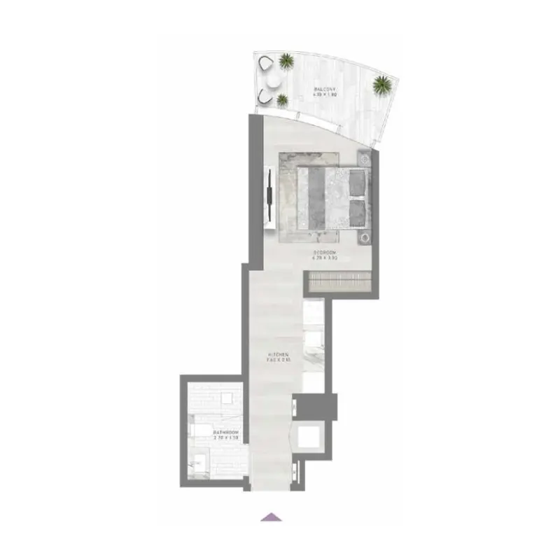 Studio floor plan