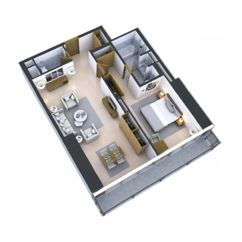 1 bedroom