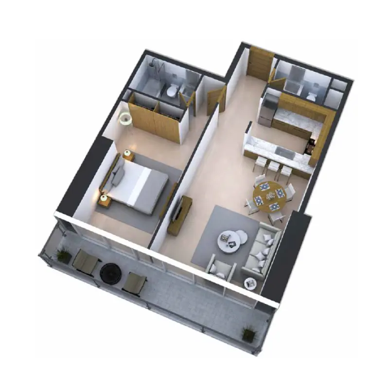 1 bedroom