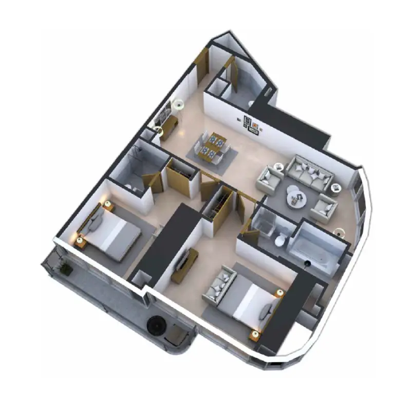 2 bedroom