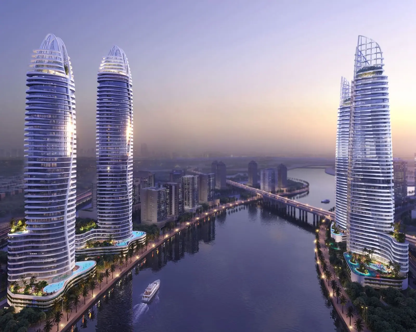 Canal Crown in Business Bay by DAMAC - Exterior Image 3