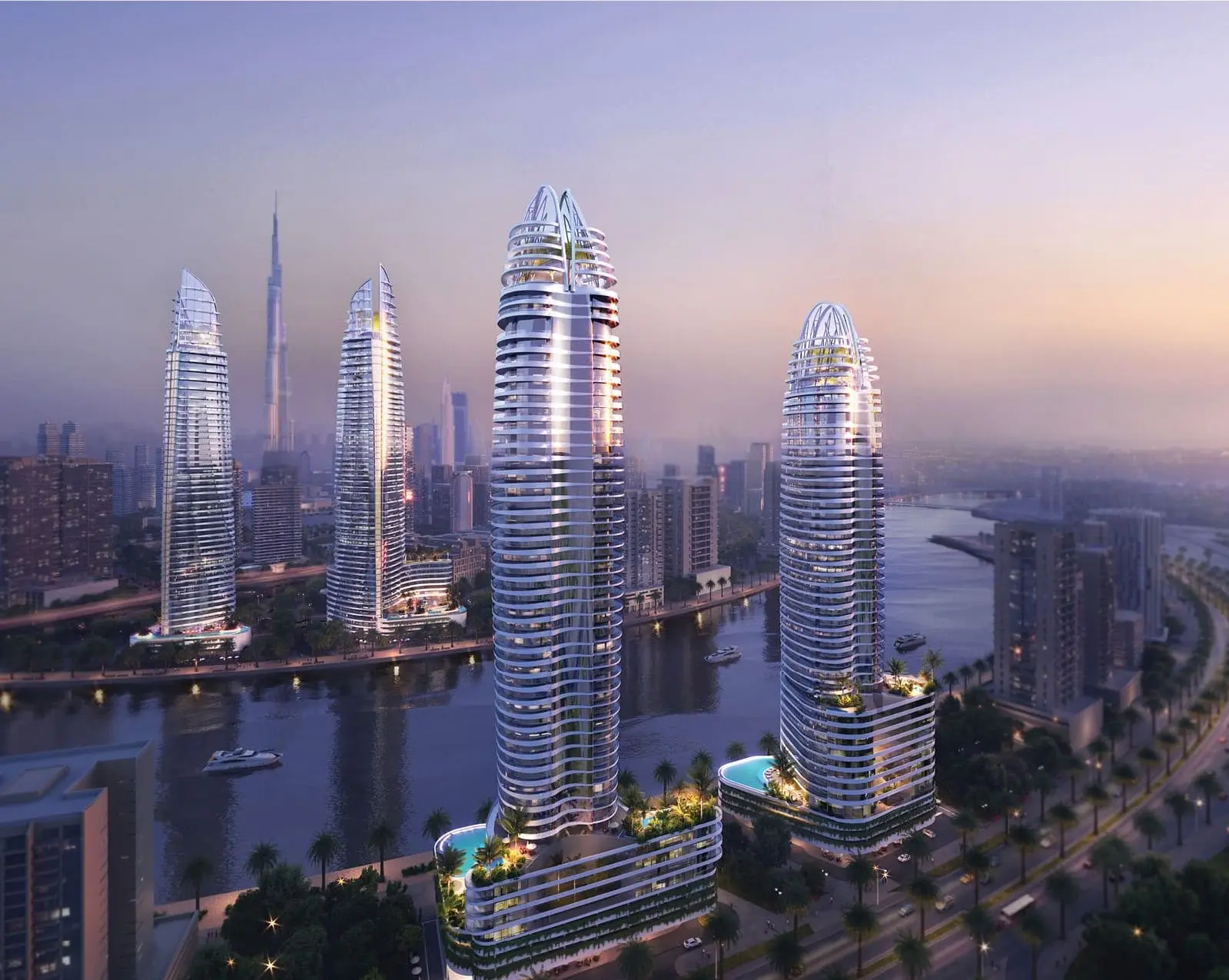 Canal Crown in Business Bay by DAMAC - Exterior Image 6