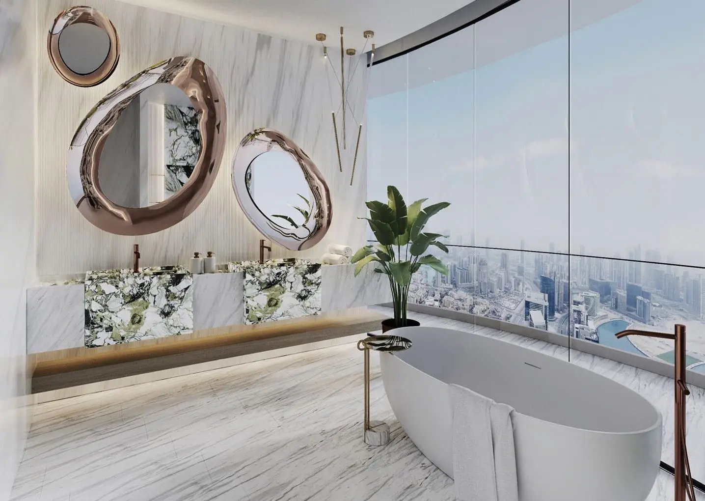 Canal Crown in Business Bay by DAMAC - Interior Image 3