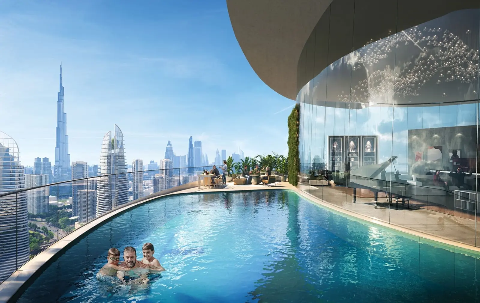 Canal Crown in Business Bay by DAMAC - Interior Image 5