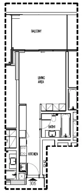 Studio apartments - Damac Hills - Park Town