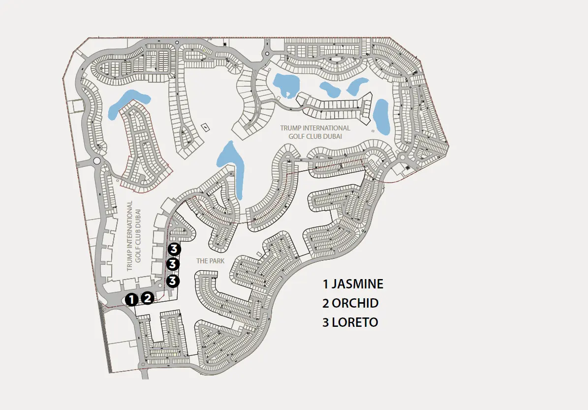 Damac Hills Park Town Master Plan