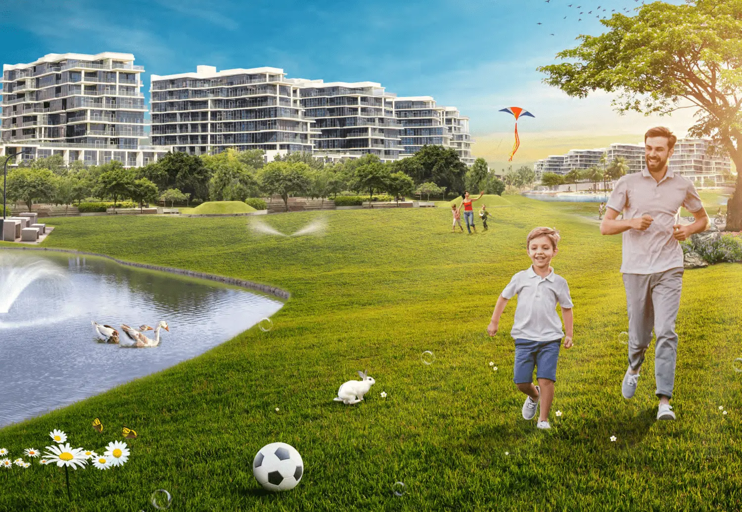 Damac Hills - Park Town in Damac Hills by DAMAC - Exterior Image 3