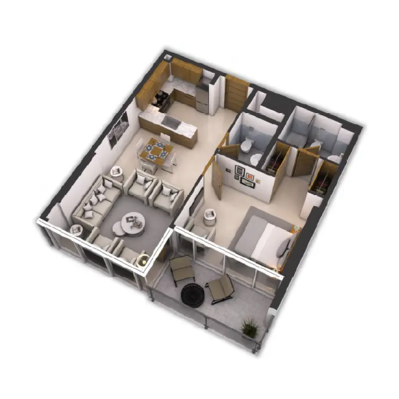 1 bedroom