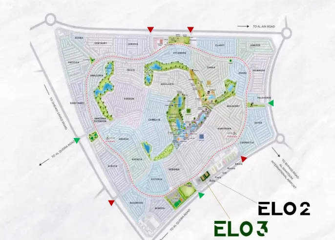 Elo 2 and 3 Damac Master Plan