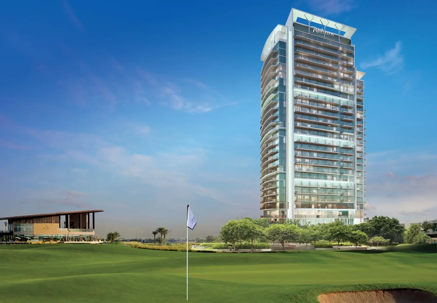 Damac Hills - Radisson Dubai in Damac Hills by DAMAC - Exterior Image 1
