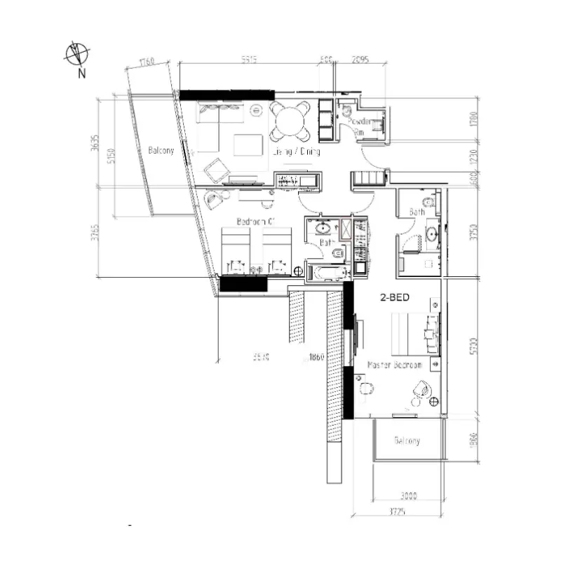 2 bedroom
