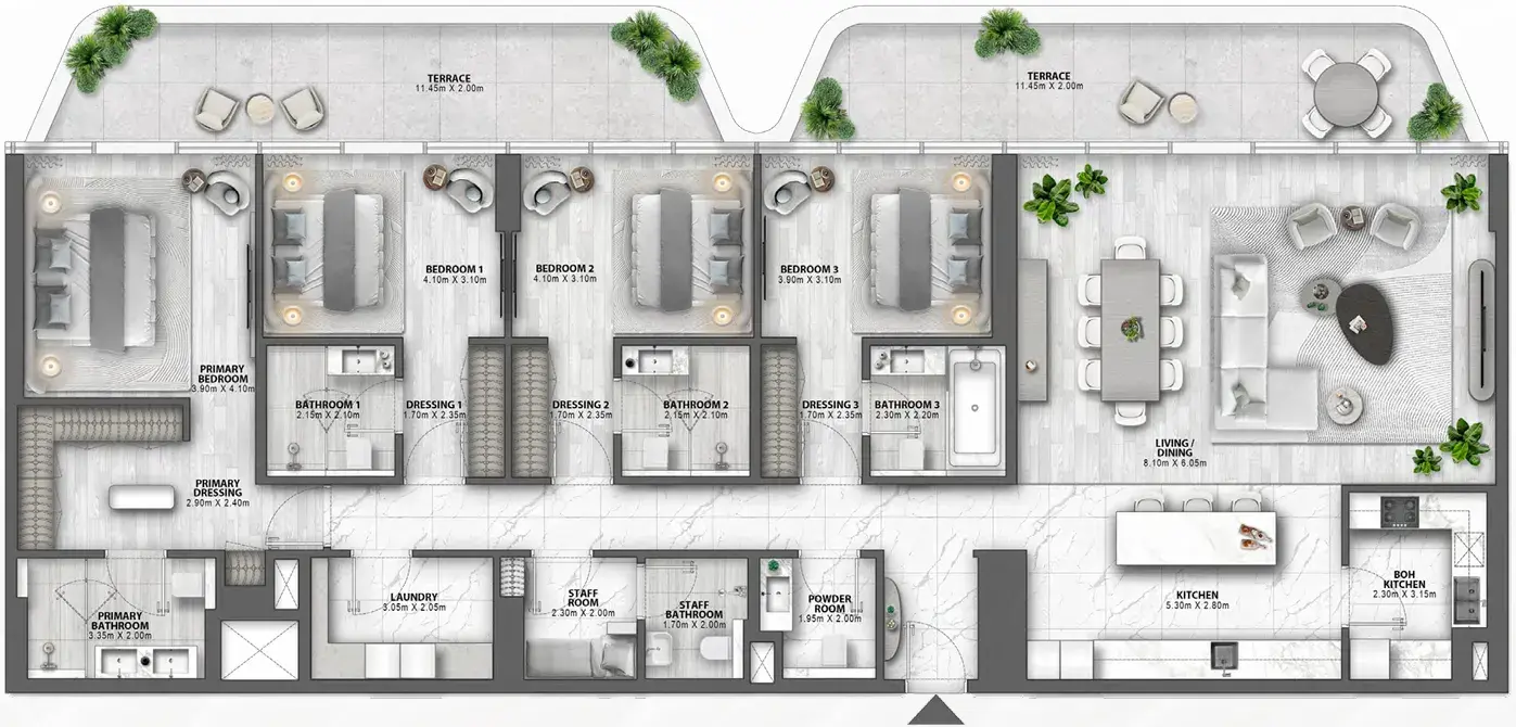 4 Bedrooms apartments - Passo by Beyond