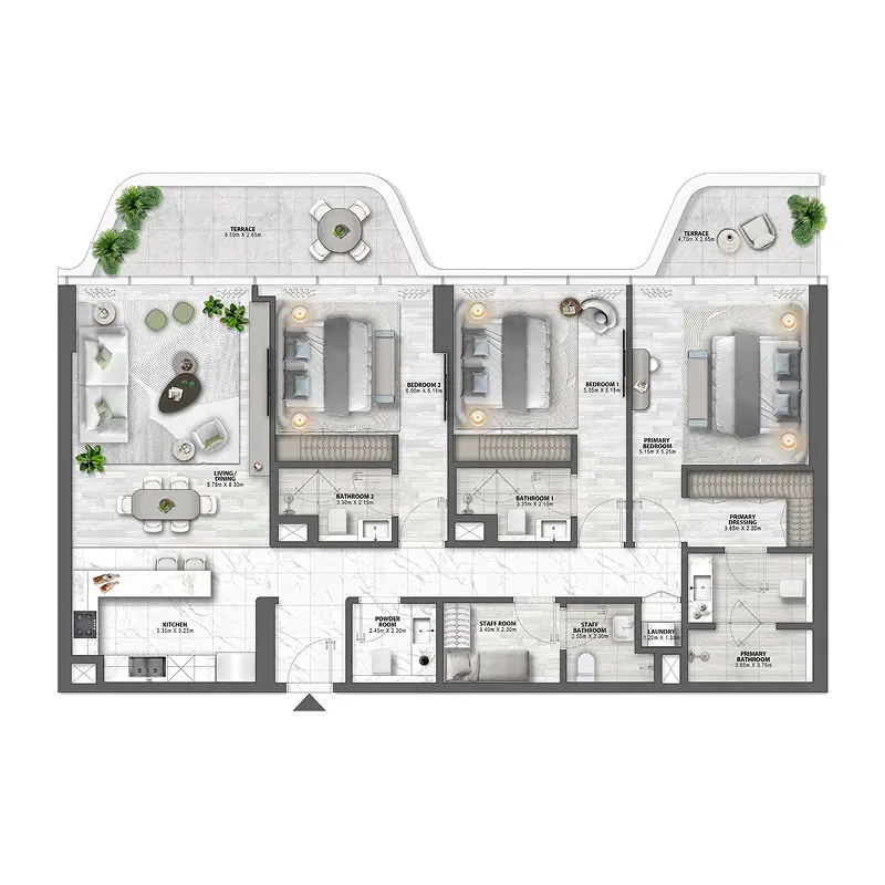 3 bedroom Apartments -  Passo by Beyond
