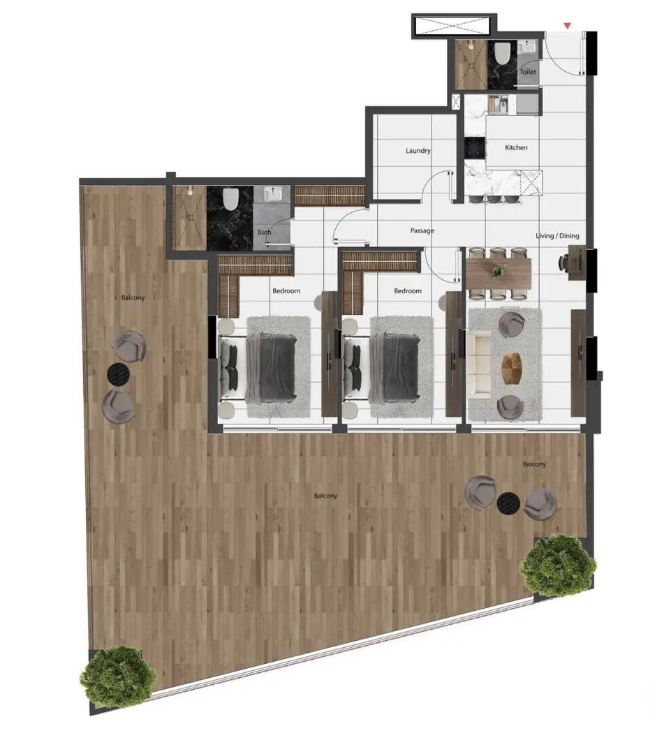 2 Bedrooms apartments - Park Lane 2 by Heilbronn