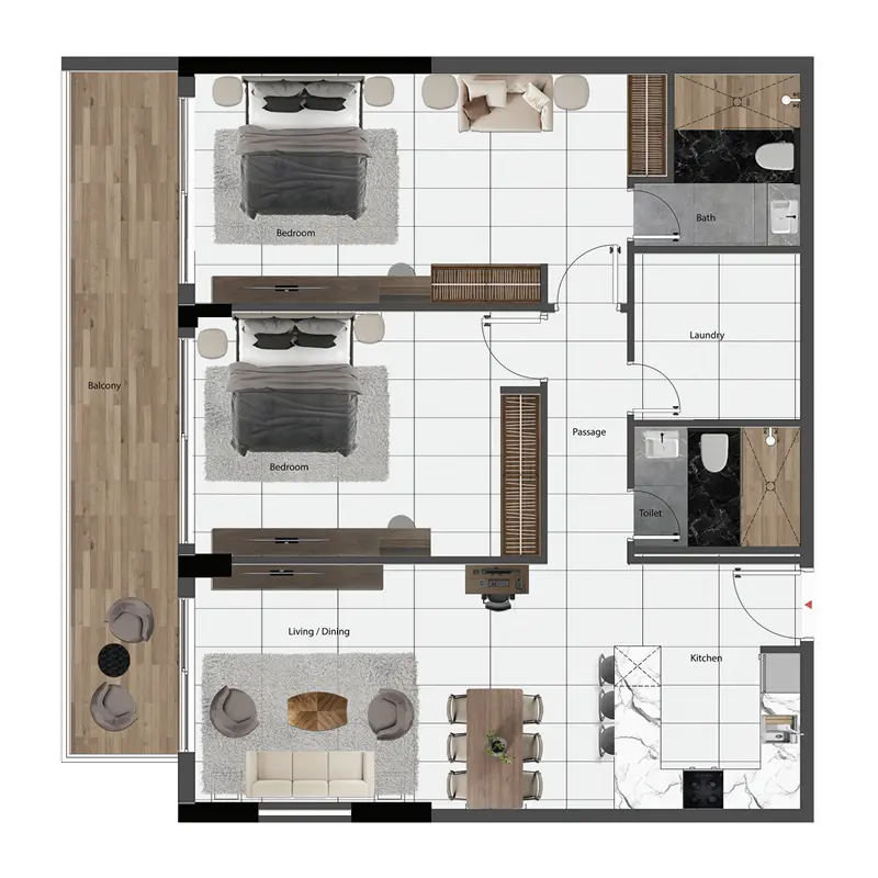 2 bedroom Apartments -  Park Lane 2 by Heilbronn