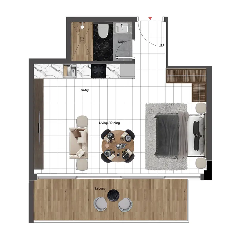 Studio Apartments -  Park Lane 2 by Heilbronn