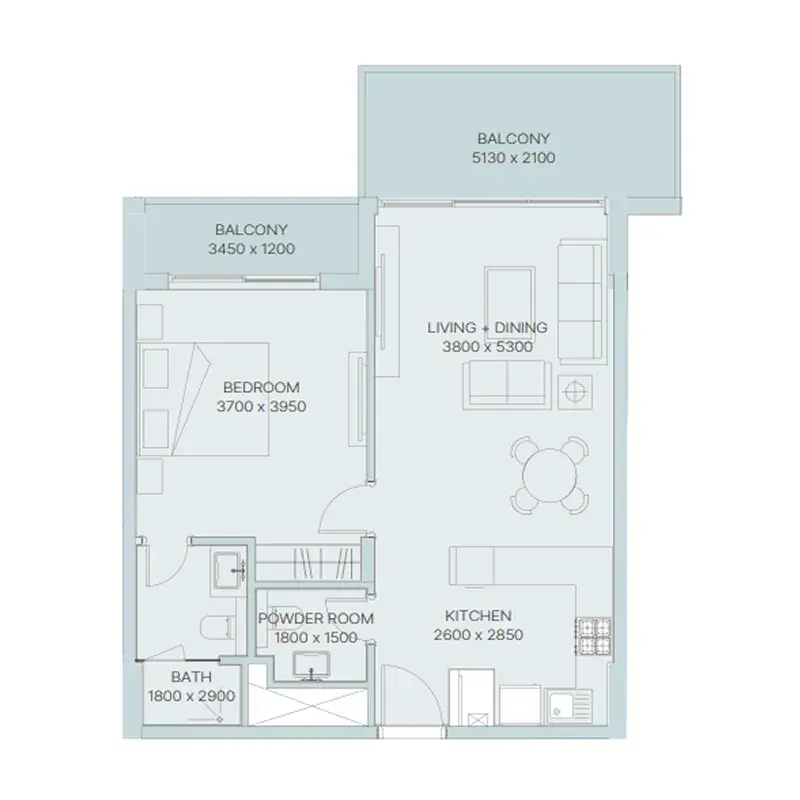 1 Bedroom apartments - The Haven 3