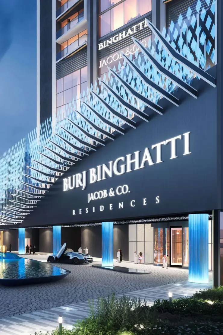 Burj Binghatti Jacob and Co Residences in Business Bay by Binghatti - Exterior Image 2