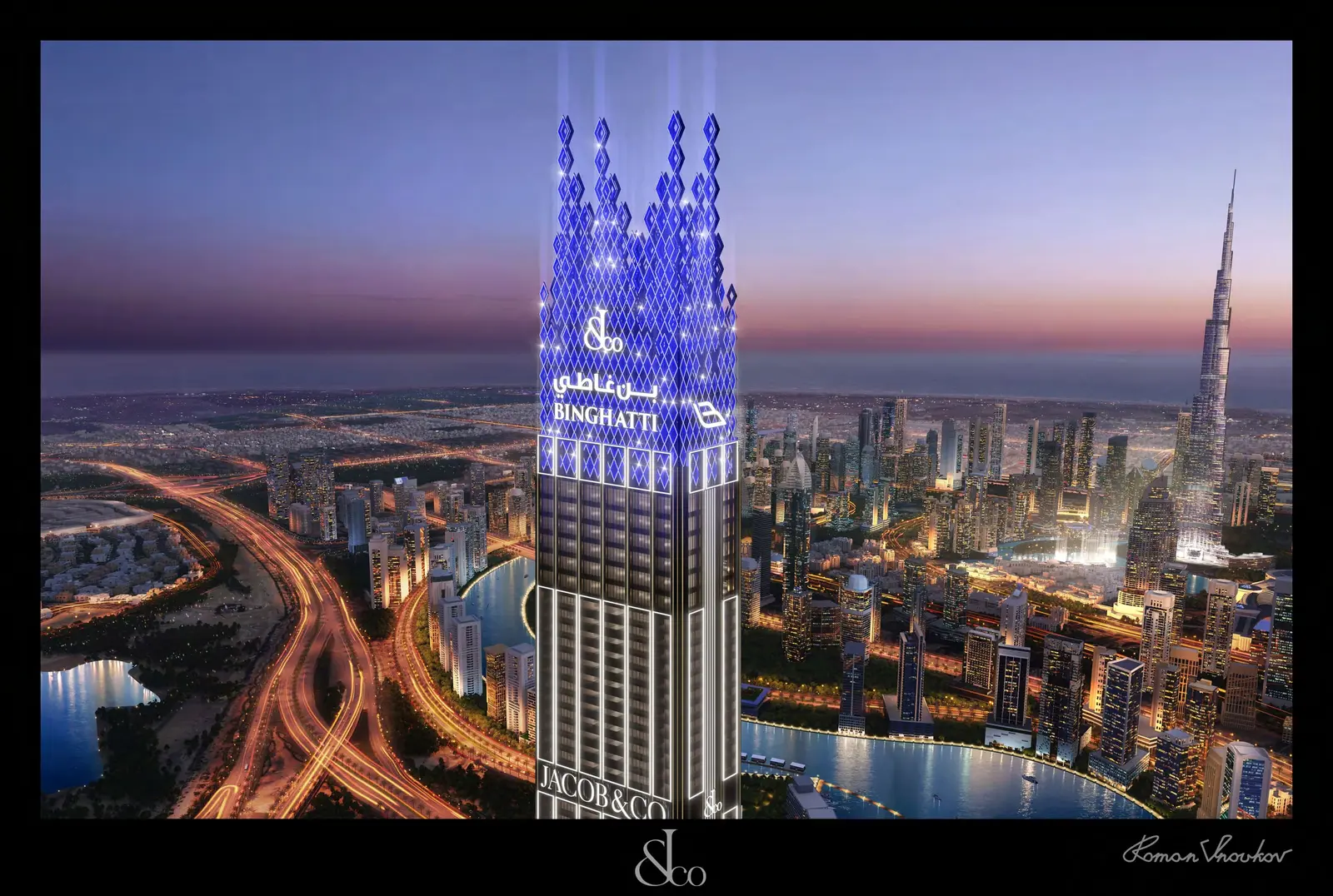 Burj Binghatti Jacob and Co Residences in Business Bay by Binghatti - Exterior Image 10