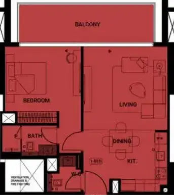 1 Bedroom apartments - Binghatti Ruby