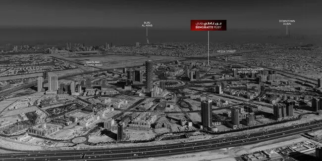 Binghatti Ruby Master Plan