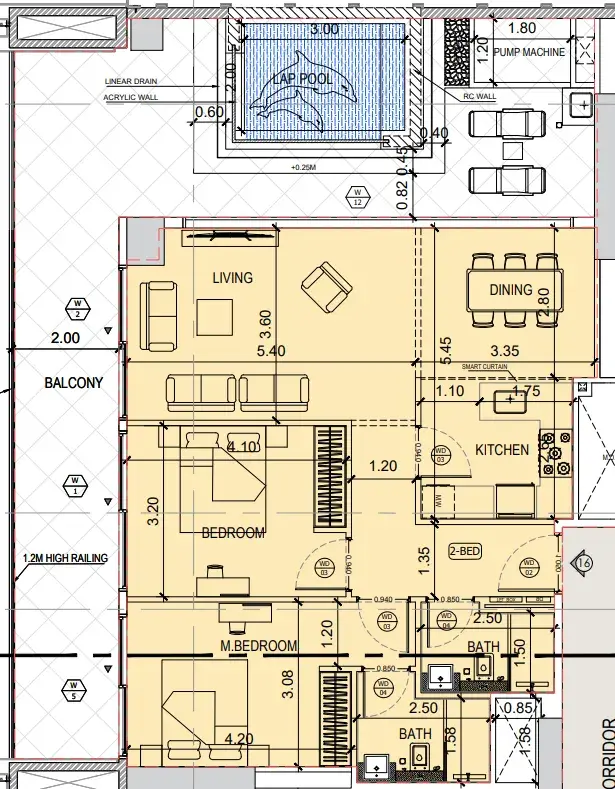 2 Bedrooms apartments - Binghatti Amberhall
