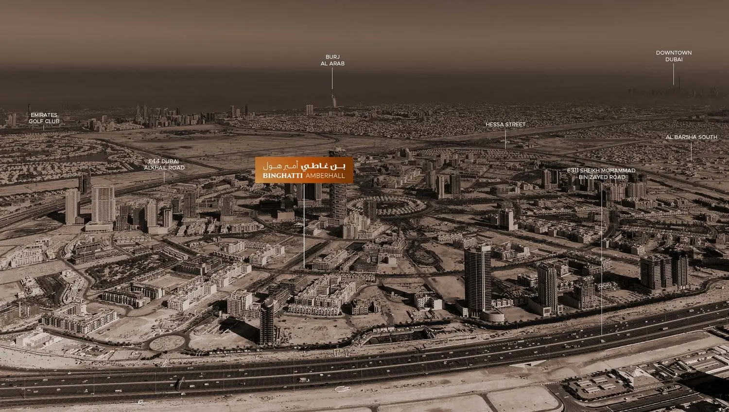 Binghatti Amberhall master plan