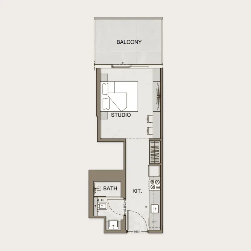 Studio floor plan