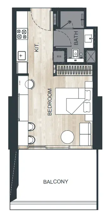 Studio apartments - Binghatti Ghost