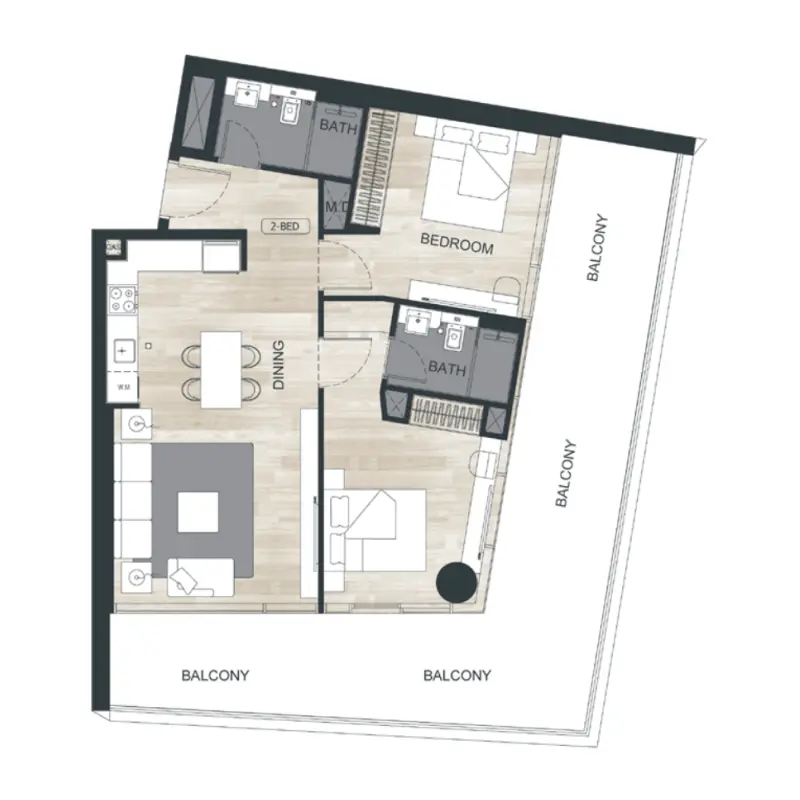 2 bedroom